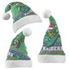 Canberra Raiders Christmas Hat - Ugly Xmas And Aboriginal Patterns For Die Hard Fan