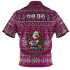 Manly Warringah Sea Eagles Christmas Custom Polo Shirt - Chrissie Spirit Polo Shirt