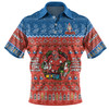 Newcastle Knights Christmas Custom Polo Shirt - Chrissie Spirit Polo Shirt