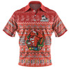 St. George Illawarra Dragons Christmas Custom Polo Shirt - Chrissie Spirit Polo Shirt