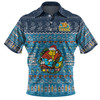 Gold Coast Titans Christmas Custom Polo Shirt - Chrissie Spirit Polo Shirt