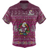Manly Warringah Sea Eagles Christmas Custom Hawaiian Shirt - Chrissie Spirit Hawaiian Shirt