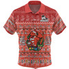 St. George Illawarra Dragons Christmas Custom Hawaiian Shirt - Chrissie Spirit Hawaiian Shirt