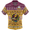 Brisbane Broncos Christmas Custom Hawaiian Shirt - Chrissie Spirit Hawaiian Shirt