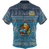 Gold Coast Titans Christmas Custom Hawaiian Shirt - Chrissie Spirit Hawaiian Shirt