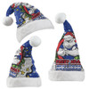 Canterbury-Bankstown Bulldogs Christmas Hat - Merry Christmas Our Beloved Team With Aboriginal Dot Art Pattern