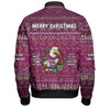 Manly Warringah Sea Eagles Christmas Custom Bomber Jacket - Chrissie Spirit Bomber Jacket