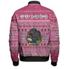 Penrith Panthers Christmas Custom Bomber Jacket - Chrissie Spirit Bomber Jacket