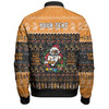 Wests Tigers Christmas Custom Bomber Jacket - Chrissie Spirit Bomber Jacket