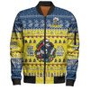 North Queensland Cowboys Christmas Custom Bomber Jacket - Chrissie Spirit Bomber Jacket