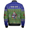 New Zealand Warriors Christmas Custom Bomber Jacket - Chrissie Spirit Bomber Jacket