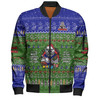 New Zealand Warriors Christmas Custom Bomber Jacket - Chrissie Spirit Bomber Jacket