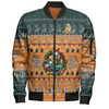 Australia Wallabies Christmas Custom Bomber Jacket - Chrissie Spirit Bomber Jacket