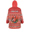 St. George Illawarra Dragons Christmas Custom Snug Hoodie - Chrissie Spirit Snug Hoodie