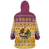 Brisbane Broncos Christmas Custom Snug Hoodie - Chrissie Spirit Snug Hoodie