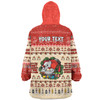 Redcliffe Dolphins Christmas Custom Snug Hoodie - Chrissie Spirit Snug Hoodie