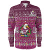 Manly Warringah Sea Eagles Christmas Custom Long Sleeve Shirt - Chrissie Spirit Long Sleeve Shirt