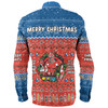 Newcastle Knights Christmas Custom Long Sleeve Shirt - Chrissie Spirit Long Sleeve Shirt