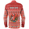 St. George Illawarra Dragons Christmas Custom Long Sleeve Shirt - Chrissie Spirit Long Sleeve Shirt