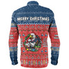 Sydney Roosters Christmas Custom Long Sleeve Shirt - Chrissie Spirit Long Sleeve Shirt