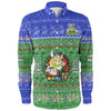 Canberra Raiders Christmas Custom Long Sleeve Shirt - Chrissie Spirit Long Sleeve Shirt