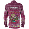 Queensland Cane Toads Christmas Custom Long Sleeve Shirt - Chrissie Spirit Long Sleeve Shirt