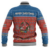 Newcastle Knights Christmas Custom Baseball Jacket - Chrissie Spirit Baseball Jacket