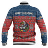 Sydney Roosters Christmas Custom Baseball Jacket - Chrissie Spirit Baseball Jacket