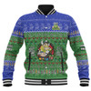 Canberra Raiders Christmas Custom Baseball Jacket - Chrissie Spirit Baseball Jacket