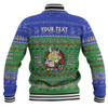 Canberra Raiders Christmas Custom Baseball Jacket - Chrissie Spirit Baseball Jacket