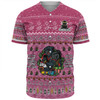 Penrith Panthers Christmas Custom Baseball Shirt - Chrissie Spirit Baseball Shirt