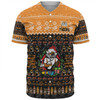 Wests Tigers Christmas Custom Baseball Shirt - Chrissie Spirit Baseball Shirt