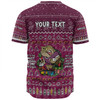 Queensland Cane Toads Christmas Custom Baseball Shirt - Chrissie Spirit Baseball Shirt