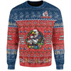Sydney Roosters Christmas Custom Sweatshirt - Chrissie Spirit Sweatshirt