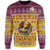 Brisbane Broncos Christmas Custom Sweatshirt - Chrissie Spirit Sweatshirt