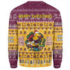 Brisbane Broncos Christmas Custom Sweatshirt - Chrissie Spirit Sweatshirt