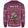 Queensland Cane Toads Christmas Custom Sweatshirt - Chrissie Spirit Sweatshirt