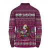 Manly Warringah Sea Eagles Christmas Custom Long Sleeve Polo Shirt - Chrissie Spirit Long Sleeve Polo Shirt