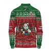 South Sydney Rabbitohs Custom Long Sleeve Polo Shirt - Chrissie Spirit Long Sleeve Polo Shirt