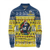 North Queensland Cowboys Christmas Custom Long Sleeve Polo Shirt - Chrissie Spirit Long Sleeve Polo Shirt