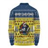 North Queensland Cowboys Christmas Custom Long Sleeve Polo Shirt - Chrissie Spirit Long Sleeve Polo Shirt
