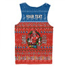 Newcastle Knights Christmas Custom Men Singlet - Chrissie Spirit Men Singlet