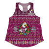 Manly Warringah Sea Eagles Christmas Custom Women Racerback Singlet - Chrissie Spirit Women Racerback Singlet