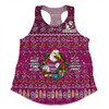 Manly Warringah Sea Eagles Christmas Custom Women Racerback Singlet - Chrissie Spirit Women Racerback Singlet