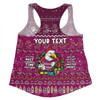 Manly Warringah Sea Eagles Christmas Custom Women Racerback Singlet - Chrissie Spirit Women Racerback Singlet