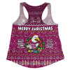 Manly Warringah Sea Eagles Christmas Custom Women Racerback Singlet - Chrissie Spirit Women Racerback Singlet