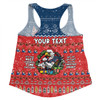 Sydney Roosters Christmas Custom Women Racerback Singlet - Chrissie Spirit Women Racerback Singlet