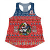Sydney Roosters Christmas Custom Women Racerback Singlet - Chrissie Spirit Women Racerback Singlet