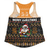 Wests Tigers Christmas Custom Women Racerback Singlet - Chrissie Spirit Women Racerback Singlet