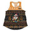 Wests Tigers Christmas Custom Women Racerback Singlet - Chrissie Spirit Women Racerback Singlet